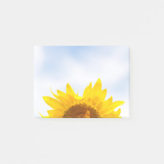 Sol upp solrosen som Posta-Det noterar Post-it Block