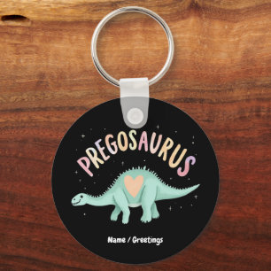 Sol ut Bumps Out Groovy Pregosaurus Funny Dino Nyckelring