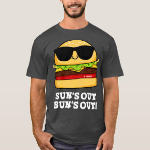 Sol ut Bunden ut ur den bekväma sommarburger Pun 1 T Shirt
