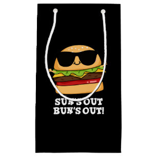 Sol ut Bun's Out Funny Burger Pun Mörk BG