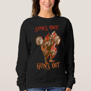 Sol ut Guns Out Graphic Bodybuilding Fitness T Shirt