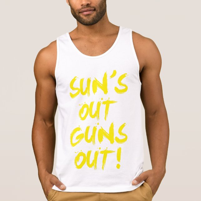Sol ut, Guns Out T-shirt (Framsida)