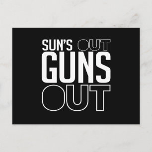 Sol ut Guns Vykort
