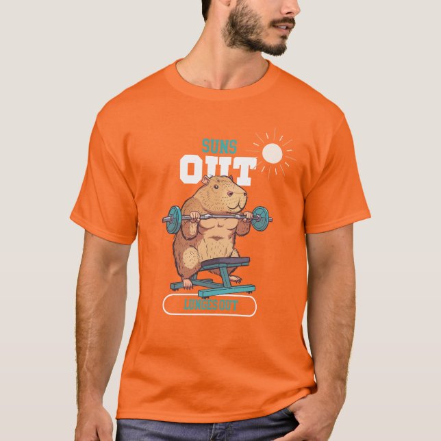 Sol ut, hoppa ut t shirt (Framsida)