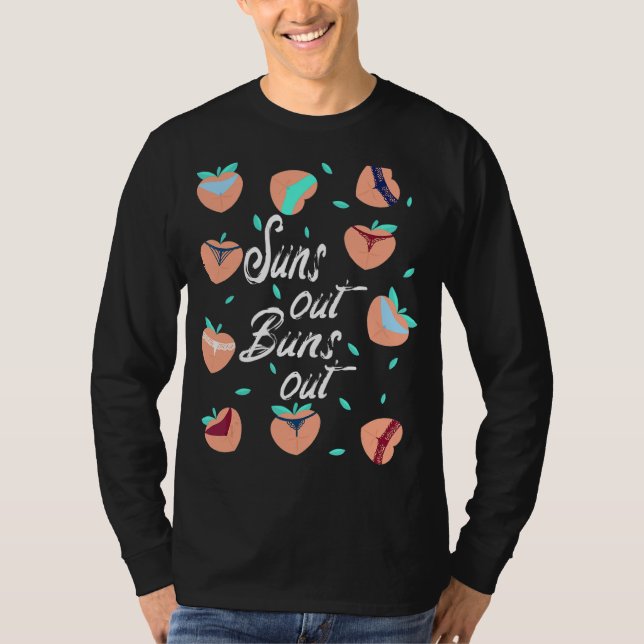 Sol ut ur bikini Cute Hearts Summe T Shirt (Framsida)