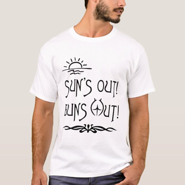 Sol ut! Ut! - Beach Bum Tee (Framsida)