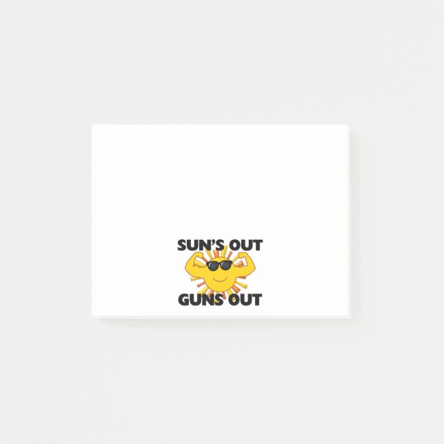 Sol ut vapen ut post-it block (Framsida)