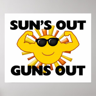 Sol ut vapen ut poster