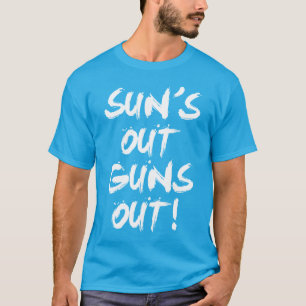 Sol ut, vapen ut tee shirt