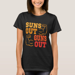 Sol ut vapen ut ur muskler Bodybuilding Weightl T Shirt