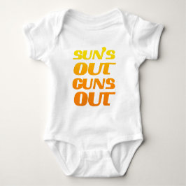 Sol ute, kanoner ute, rolig träning och gym t shirt