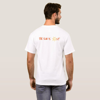 Sol ute Minimal solsken typografi T Shirt