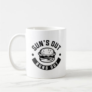 Sol ute, rumpa ute kaffemugg