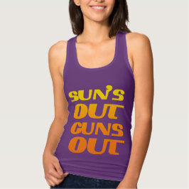 SOL UTGUNS OUT FITNESS AND GYM LINNE MED RACERBACK 