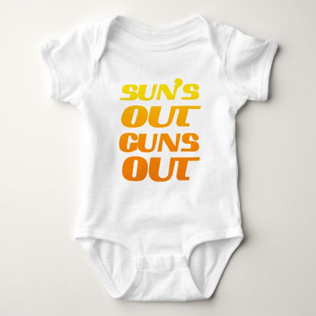 SOL UTGUNS OUT FITNESS AND GYM T-SHIRT (Framsida)