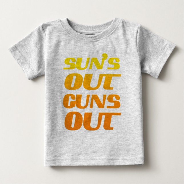 SOL UTGUNS OUT FITNESS AND GYM TEE SHIRT (Framsida)