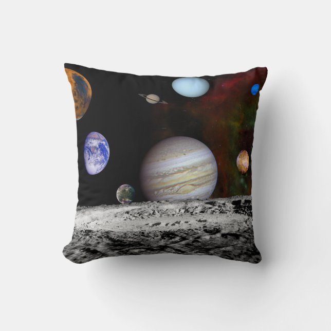 Sol- utrymmesystemplanet kudde (Framsida)