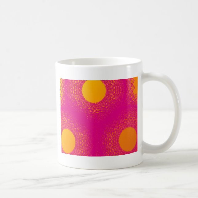 Sol utstrålar lila ljus kaffemugg (Höger)