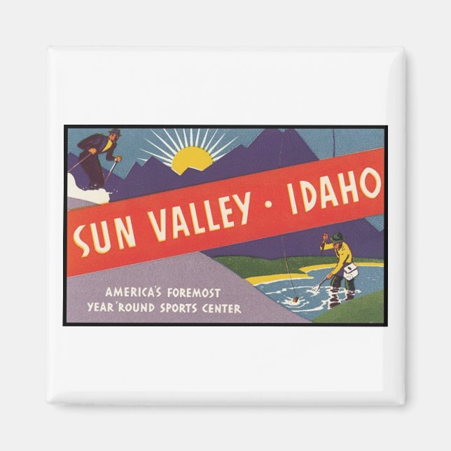 Sol Valley Idaho Magnet (Framsidan)