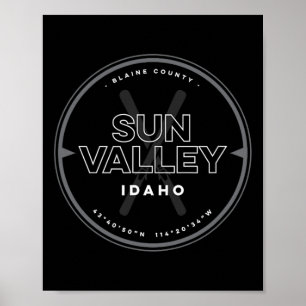 Sol Valley Idaho Ski Poster