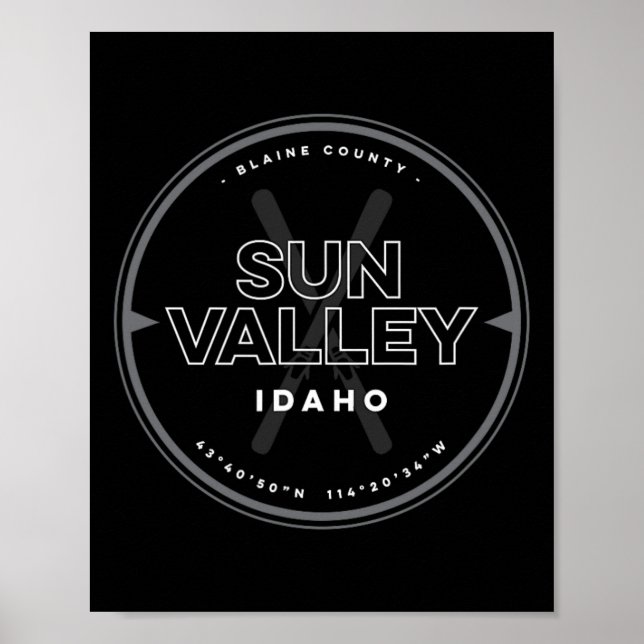 Sol Valley Idaho Ski Poster (Framsidan)