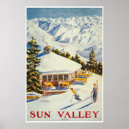 Sol Valley, Idaho, Ski Poster