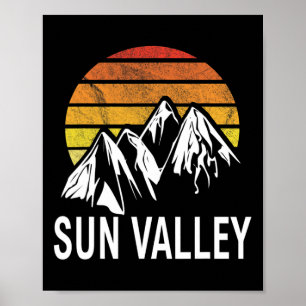Sol Valley Idaho Usa Ski Resort Snowboarding 1 Poster