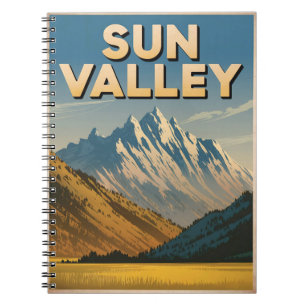Sol Valley Idaho Vintage Anteckningsbok