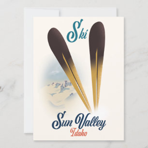Sol Valley Idaho vintage stil skidposter