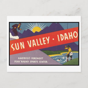 Sol Valley Idaho Vykort