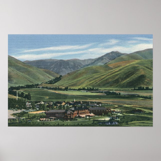 Sol Valley, IDSummer Scene of Sol Valley Lodge Poster (Framsidan)