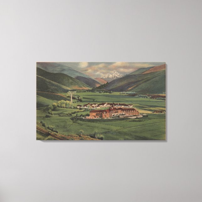 Sol Valley, IDView of Sol Valley Lodge Canvastryck (Framsida)