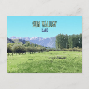 Sol Valley Ketchum Idaho Vykort