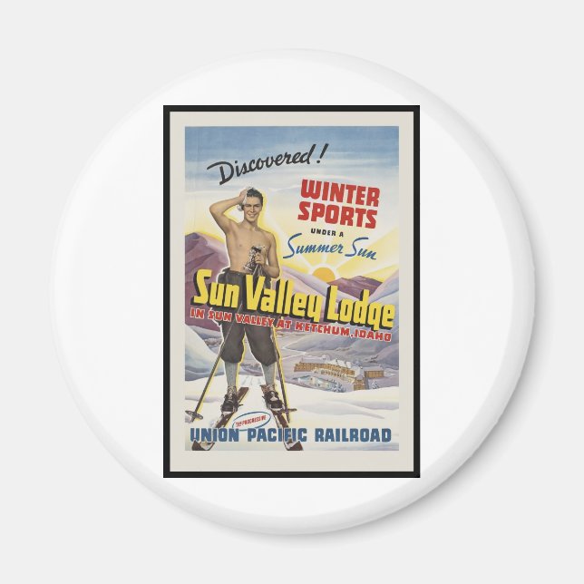 Sol Valley Lodge Idaho Magnet (Framsidan)