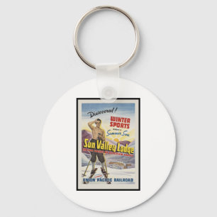 Sol Valley Lodge Idaho Nyckelring