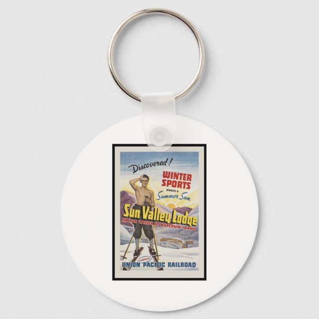 Sol Valley Lodge Idaho Nyckelring (Framsida)