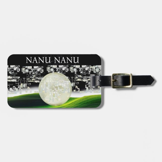 SOL vid MÅNE Bagagebricka (Horisontell Framsida)