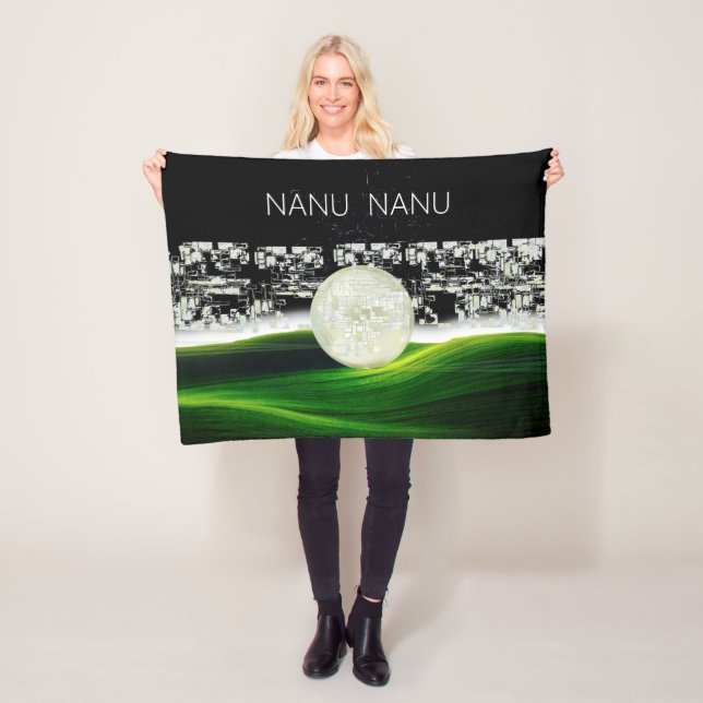 SOL vid MÅNE Fleecefilt (På plats)