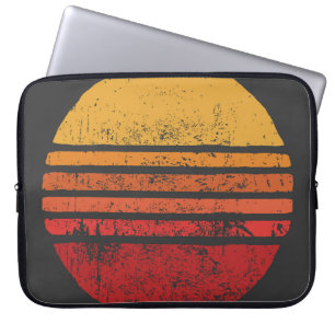 SOL Vintage Grunge Circle Illustrationsvintage, ci Laptop Fodral