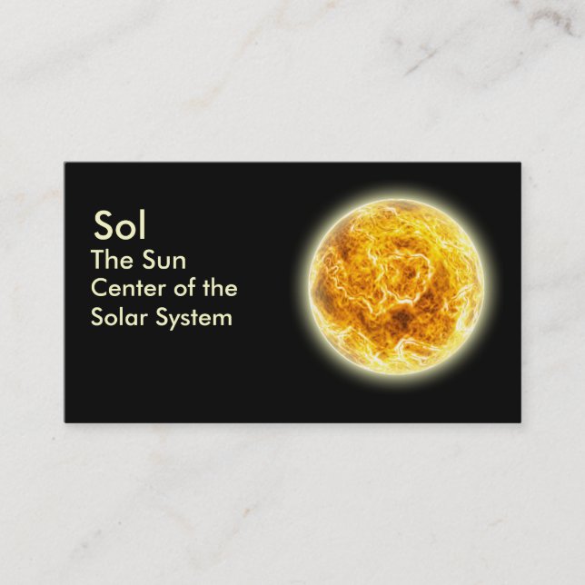 Sol visitkort (Framsida)