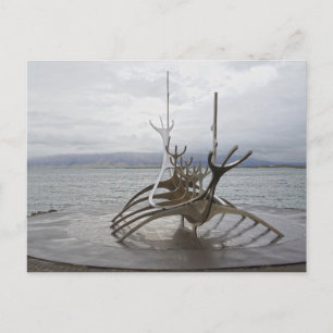 Sol Voyager Sculpture, Reykjavik, Islandet Vykort