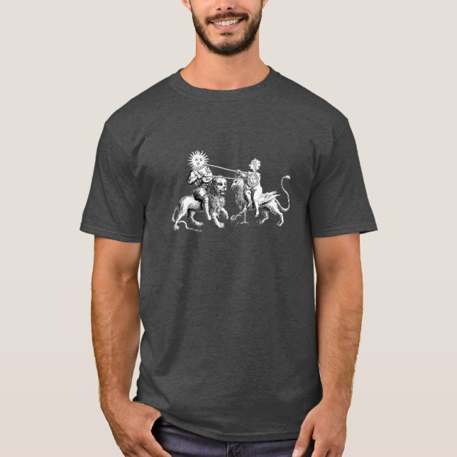 Sol vs. Måne Jousting Match Tee Shirt (Framsida)