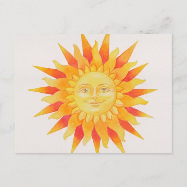 Sol-vykort Vykort (Framsida)