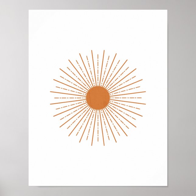 Sol Wall Decor, Sol Poster, Sol Art Print Poster (Framsidan)