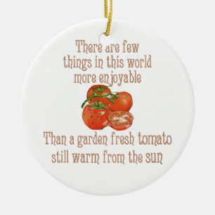 Sol Warmed Tomater Julgransprydnad Keramik