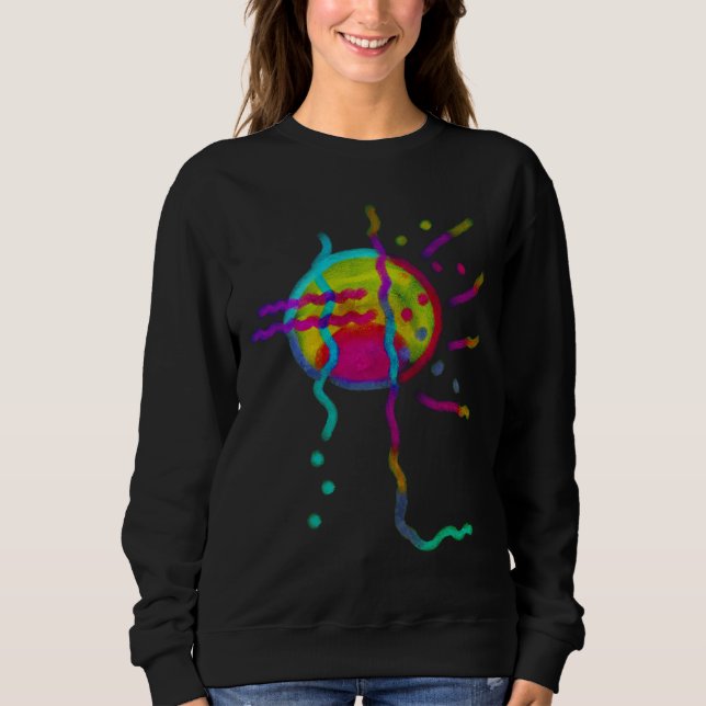 Sol Wearable Art i Abstrakt T Shirt (Framsida)