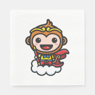 Sol Wu Kong Smile åt dig Pappersservett