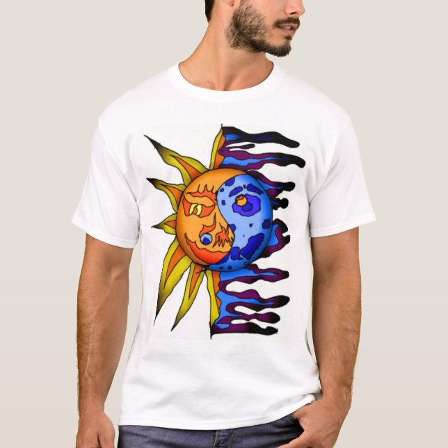 Sol Ying Yang 2 T Shirt (Framsida)