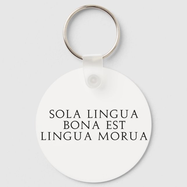 Sola Lingua Bona Nyckelring (Framsida)