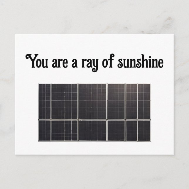 Sola Panel Vykort (Framsida)